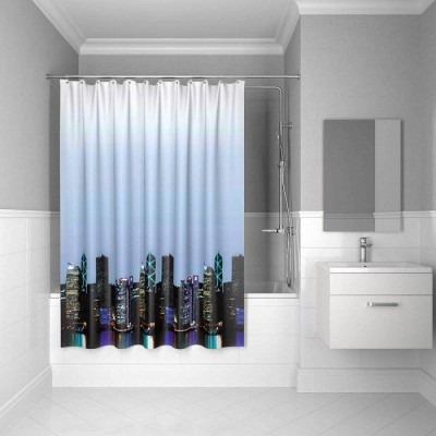 Штора для ванной комнаты, 200х240 см, City 210P24RI11