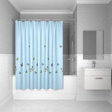 Штора для ванной комнаты, 200х200 см, Blue Butterfly SCID031P