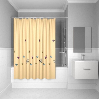 Штора для ванной комнаты, 200х200 см, Yellow Butterfly SCID033P