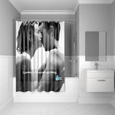 Штора для ванной комнаты, 200х180 см, Romance SCID160P