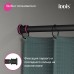 Карниз для ванной комнаты, 110-200 см, Iddis Elegante RSB0120i14, черный матовый