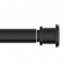 Карниз для ванной комнаты, 110-200 см, Iddis Elegante RSB0120i14, черный матовый