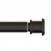 Карниз для ванной комнаты, 110-200 см, Iddis Elegante RSB0120i14, черный матовый