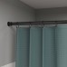 Карниз для ванной комнаты, 110-200 см, Iddis Elegante RSB0120i14, черный матовый
