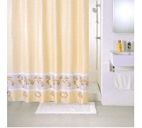 Штора для ванной комнаты, 200х180 см, Beige Fresco SCMI013P