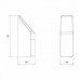 Крючок одинарный Iddis Slide SLIBS10i41 черный