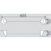 Полотенцедержатель 60 см Veragio Oscar OSC-5221.CR