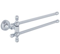 Полотенцедержатель двойной поворотный 30 см Veragio Gialetta VR.GIL-6424.CR