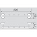 Перекладина с 4-мя крючками Veragio Bonjour Cromo VR.BNR-7834.CR