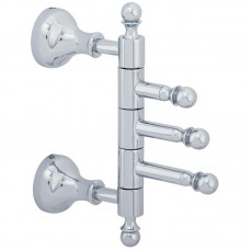 Крючок тройной поворотный Veragio Gialetta VR.GIL-6435.CR