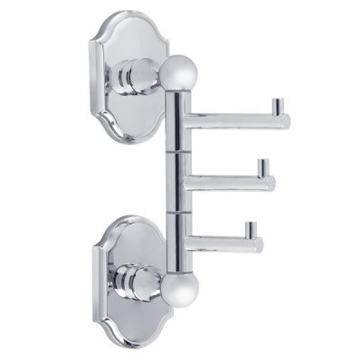 Крючок тройной поворотный Veragio Stanford VR.STD-7735.CR