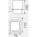 Стакан настенный Veragio Ramba VR.RMB-4940.CR
