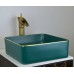 Раковина чаша Bronze de Luxe Golden Meadow 1063, зеленый