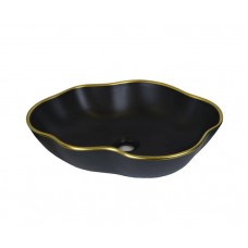 Раковина чаша Bronze de Luxe Black Orchid 1395, черный