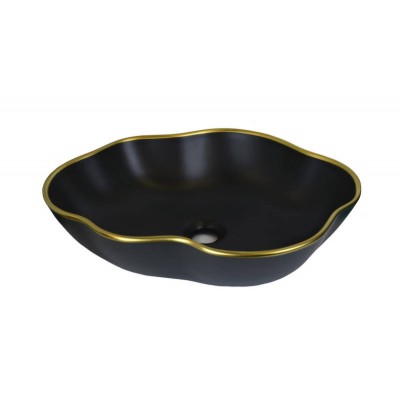 Раковина чаша Bronze de Luxe Black Orchid 1395, черный