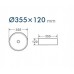 Раковина накладная D&K Matrix DT1391506, графит