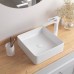 Раковина накладная Iddis Slide SLIWM01i27, белый матовый