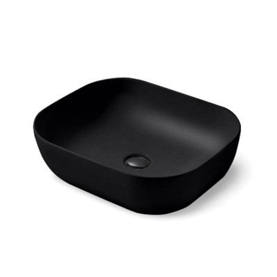 Раковина керамическая Vincea VBS-101MB, матовый черный