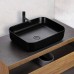 Раковина керамическая Vincea VBS-105MB, матовый черный