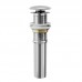 Донный клапан для раковины DK DC9001 1/4" клик-клак, хромированная крышка