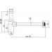 Сифон для раковины Lemark LM8300G, золото