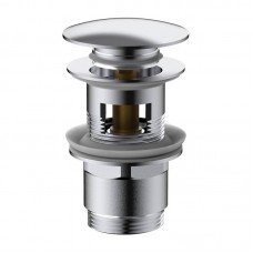 Донный клапан с переливом Raiber Premium RP-50, хром