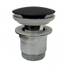 Донный клапан с переливом Raiber Premium RPB-50, черный