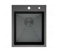 Кухонная мойка D&K DKS415006 нержавеющая сталь, графит