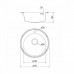 Мойка для кухни Iddis Basic BAS51P0i77 нержавеющая cталь, полированная