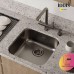 Мойка для кухни Iddis Mate MAT44GMi77, графит, 446*446, нерж. сталь