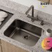 Мойка для кухни Iddis Mate MAT53GMi77, графит, 533*433, нерж. сталь