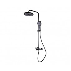 Душевая система Bronze de Luxe Icon 80112CB, черный матовый
