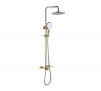 Душевая система Bronze de Luxe Icon 80112CG, матовое золото