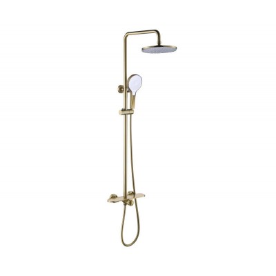 Душевая система Bronze de Luxe Icon 80112CG, матовое золото