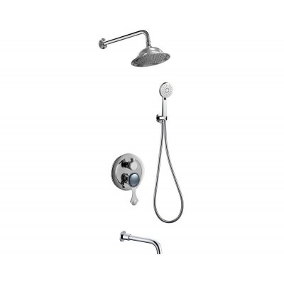 Душевая система встраиваемая Bronze de Luxe Yasmina NT800/B03 хром
