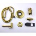 Гигиенический душ встраиваемый Bronze de Luxe Element EL28GB золото, черный