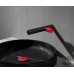 Смеситель для раковины настенный Bronze de Luxe AVANTGARDE 2021RH, черный/красный