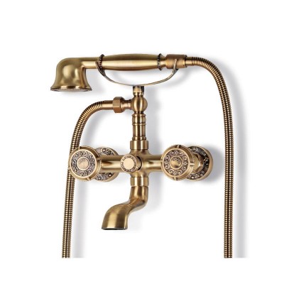 Смеситель для ванны с душем Bronze de Luxe Royal 10119
