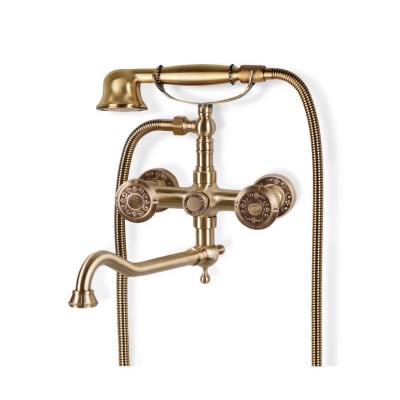 Смеситель для ванны с душем Bronze de Luxe Royal 10119D