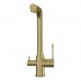Смеситель для кухни Elghansa Kitchen Pure Water 56A5026-MattGold под фильтр, матовое золото
