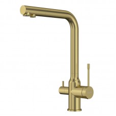 Смеситель для кухни Elghansa Kitchen Pure Water 56A5026-MattGold под фильтр, матовое золото