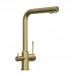 Смеситель для кухни Elghansa Kitchen Pure Water 56A5026-MattGold под фильтр, матовое золото