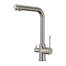 Смеситель для кухни Elghansa Kitchen Pure Water 56A5026-Steel под фильтр, сталь