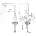 Смеситель для кухни Elghansa Kitchen Pure Water 56A5026-MattGold под фильтр, матовое золото