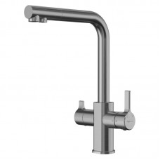 Смеситель для кухни Elghansa Kitchen Pure Water 56A5511-Steel под фильтр, сталь