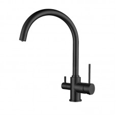 Смеситель для кухни Elghansa Kitchen Pure Water 56B5216-Black под фильтр, черный