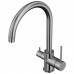 Смеситель для кухни Elghansa Kitchen Pure Water 56B5216-Steel под фильтр, сталь
