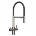Смеситель для кухни 3 в 1 Elghansa Kitchen Pure Water 56F5511-Gun под фильтр, оружейная сталь