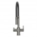 Смеситель для кухни 3 в 1 Elghansa Kitchen Pure Water 56F5511-Gun под фильтр, оружейная сталь
