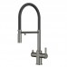 Смеситель для кухни 3 в 1 Elghansa Kitchen Pure Water 56F5511-Gun под фильтр, оружейная сталь
